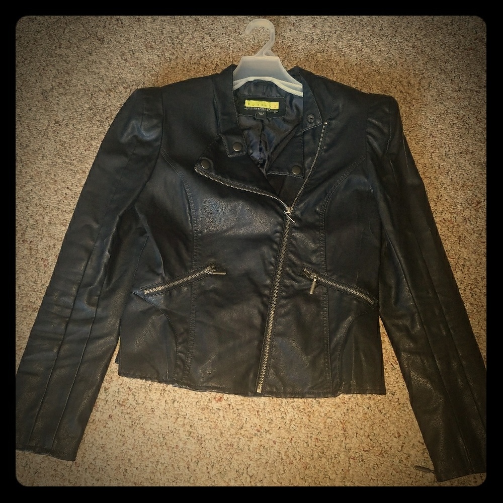 Vegan leather jacket